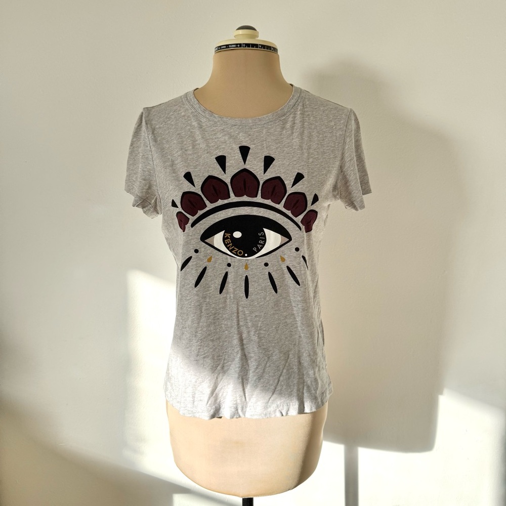 Kenzo Gray Eye Motif Women's Tee